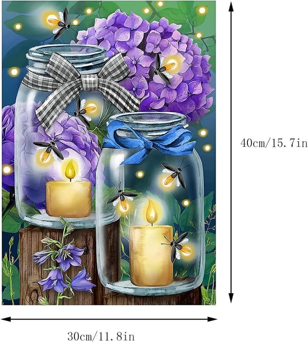 (30 × 40 cm) DIY 5D Diamantmaleri efter numre Kits, Rhinestone