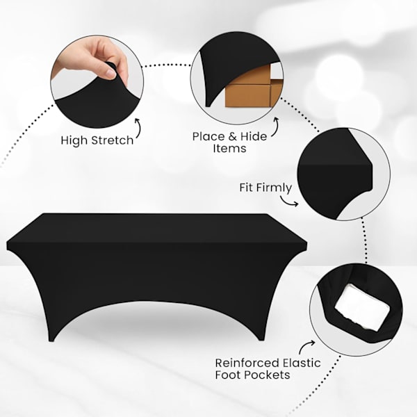 Strækbar køkkendug [4ft, 48in] Polyester Spandex - Machin