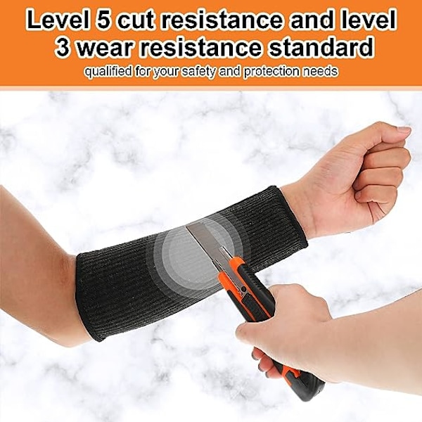 4 st Arm Protection Sleeves för tunn hud blåmärken skärsår och brännskador