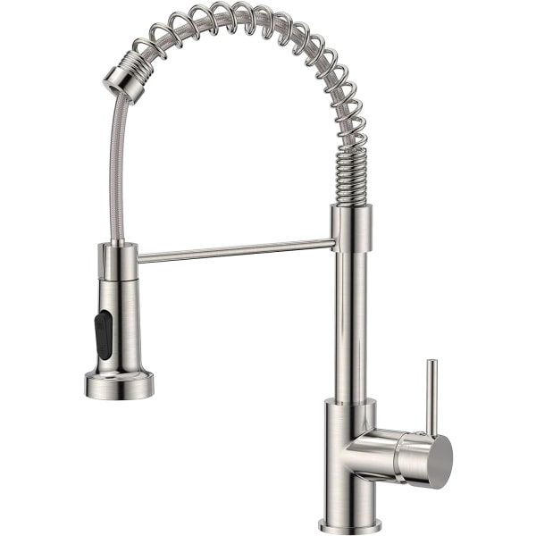 Kitchen Faucet, Single Handle Kitchen Faucet with 360° Swivel Hig