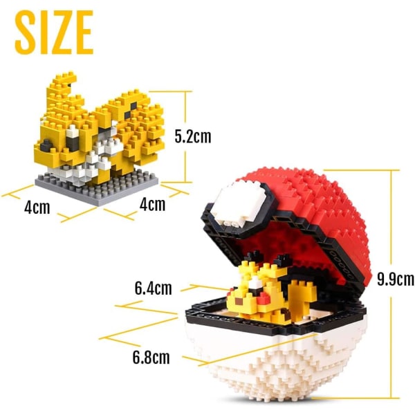 Byggset, Mini Block-modeller, 525 st Nano-Mini Block, 3D DIY
