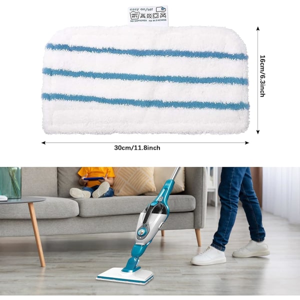 4 kpl pyyhkeitä Black and Decker höyryharjoille, lisävaruste Blac