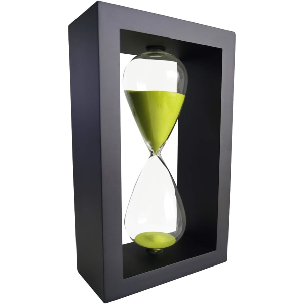 Green Sand Timer Clock Hourglass 30 Min Minutes Home Ornament Off