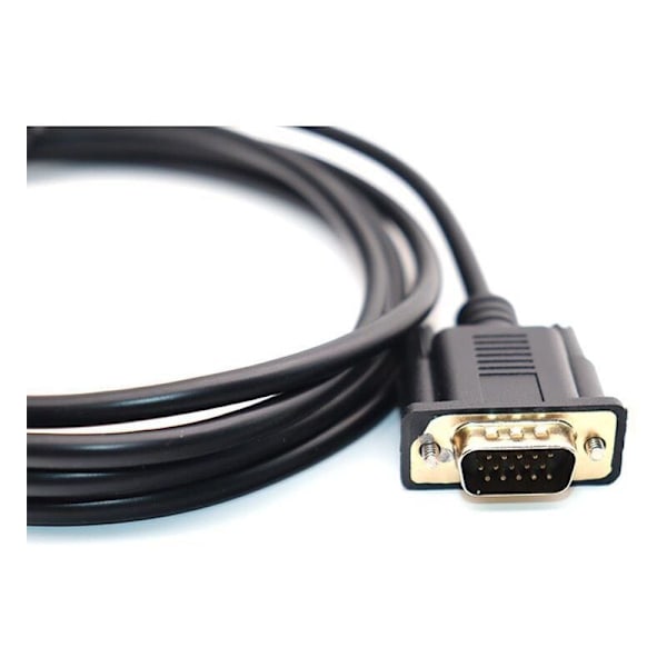 HDMI-VGA-muunnin 1080P HDMI-VGA-kaapeliadapteri 1,8 m
