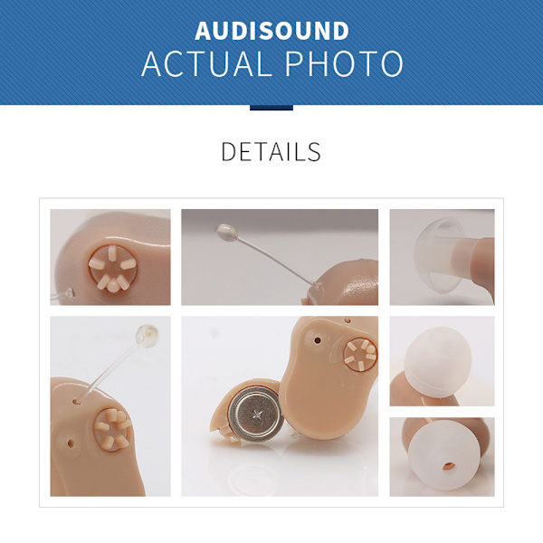 Hörförstärkare Ear ITC (par) \"Extra Small\" andra generationen