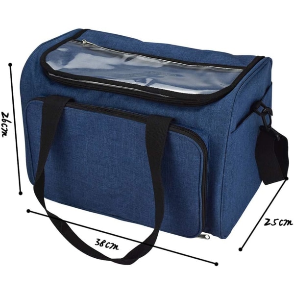 Stor stickväska, stickväska Förvaring för textilgarn, Knitti