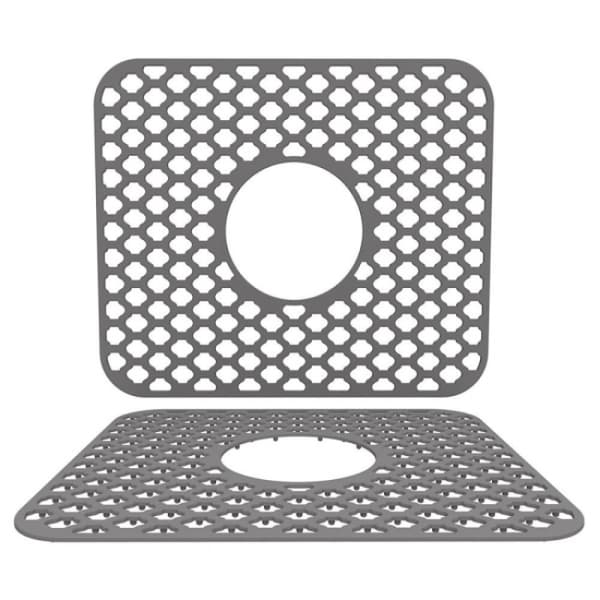Silikonmatte for vask 34,5x29,5cm - Sentrert hull
