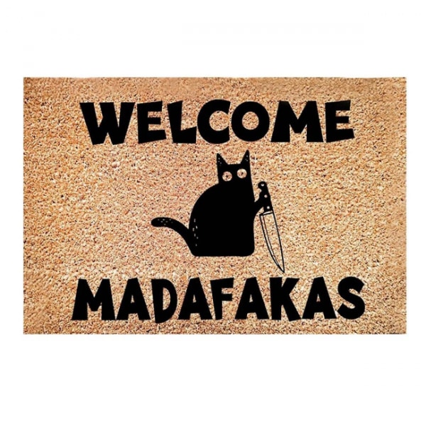 Dark Welcome Full Print Doormat Fun Doormat Home Decor Kitchen Ba