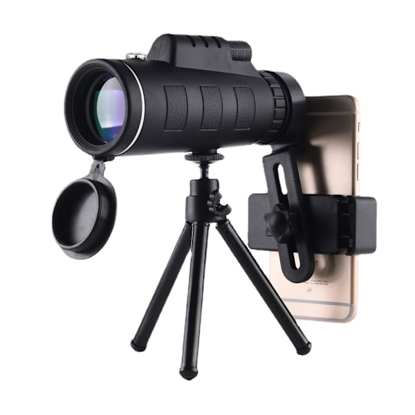 12x50 Monokulær Teleskop - Teleskop Kikkert til Vandreture, Jagt,