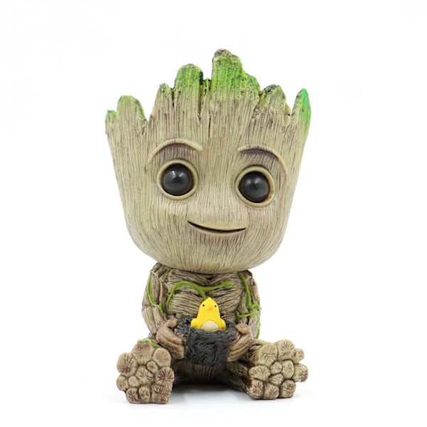 Guardians of the Galaxy Groot Blomkruka Fågelbo Trä Man Gro