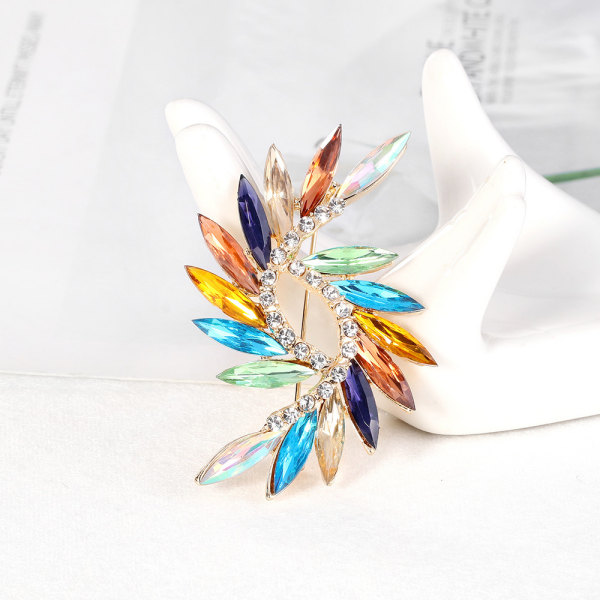 Broscher Pins Roterande Blom Broscher Mode Kläder Accessori