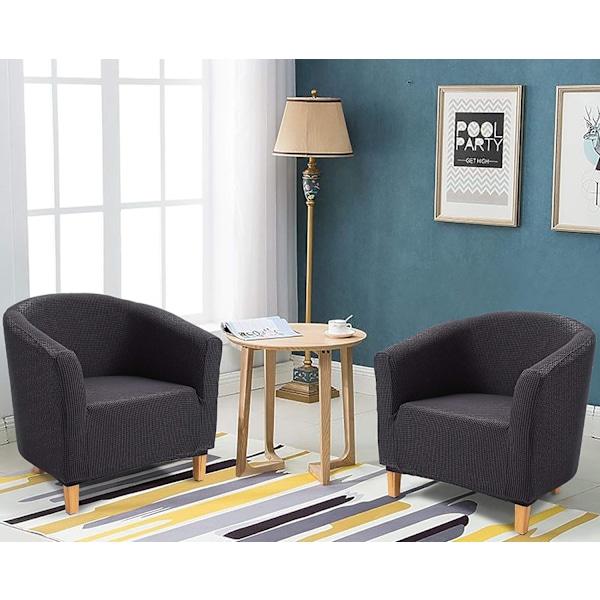 Lænestolbetræk, Jacquard Stretch Tub Stol Sofaovertræk (Bath C