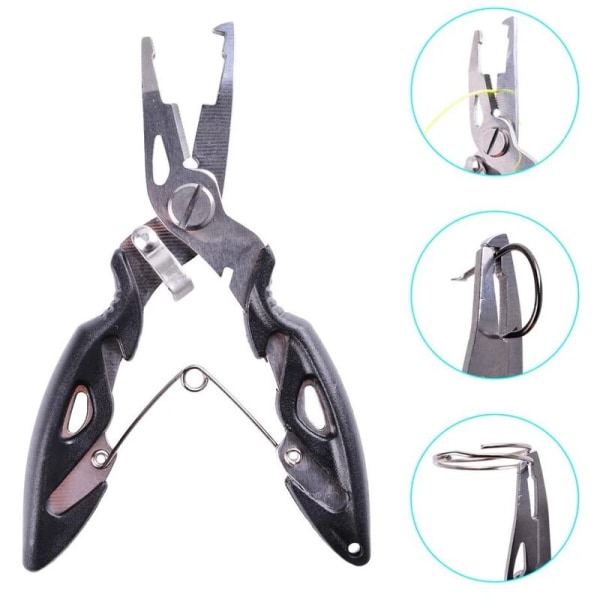 Fiske Tang Saks Braided Line Lokke Cutter Krog Fjerner Fis