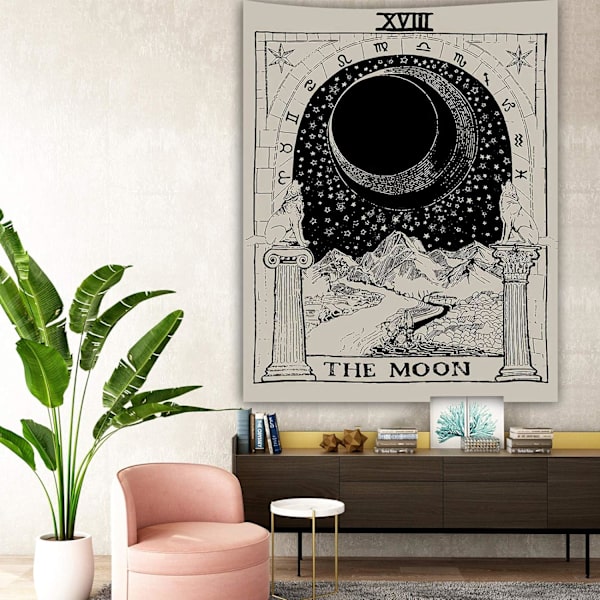 1 kpl K/B Tarot/Astrologia-kortti seinävaate itämaiseen P