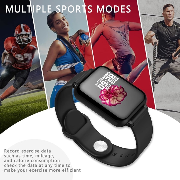 Smart Watch Herr Dam, Smart Fitness Sports Watch, HD Large Scree