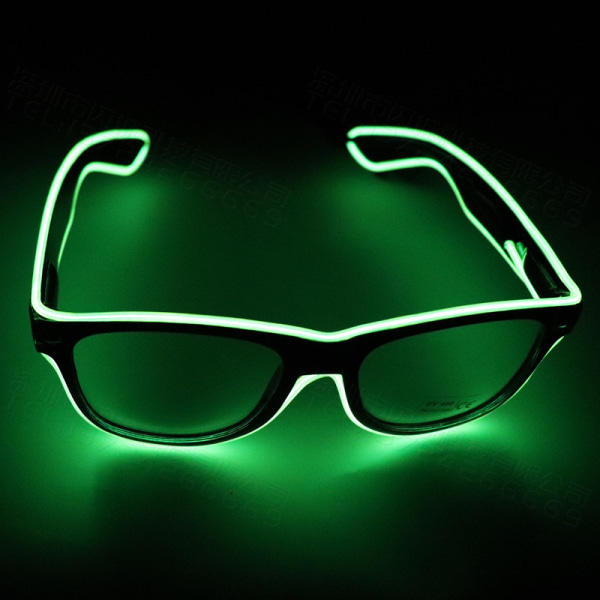 LED-briller og neonlys Glow Mask Festbriller for Party Deco