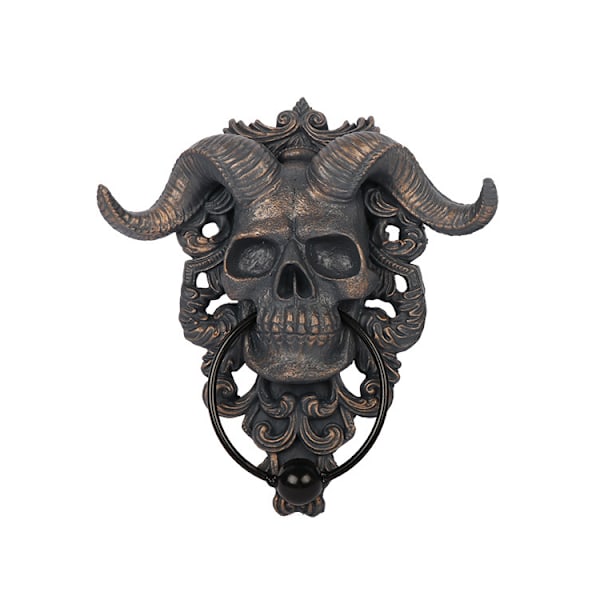 Fårhuvudskalle Skulptur Punk Väggdekoration Dörrknopp
