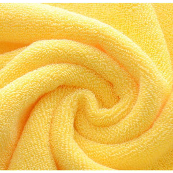 1 set gul 35 * 75 cm, enfärgad 32-strängad ren bomullsduk
