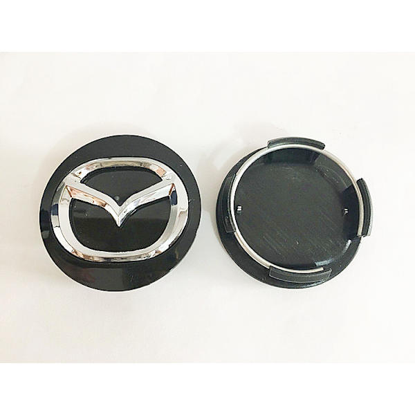 Nya 4x56mm Mazda Silver Center Caps Logo Emblem Badge Hub Caps Ri