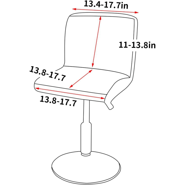 Stretch Bar Pallskydd, 2 st Matstolsskydd, Printe