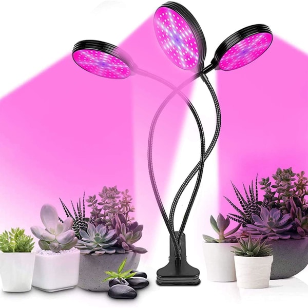 Plantevekstlampe, 360° Full Spectrum Hagearbeidslampe, Veldig Egnet