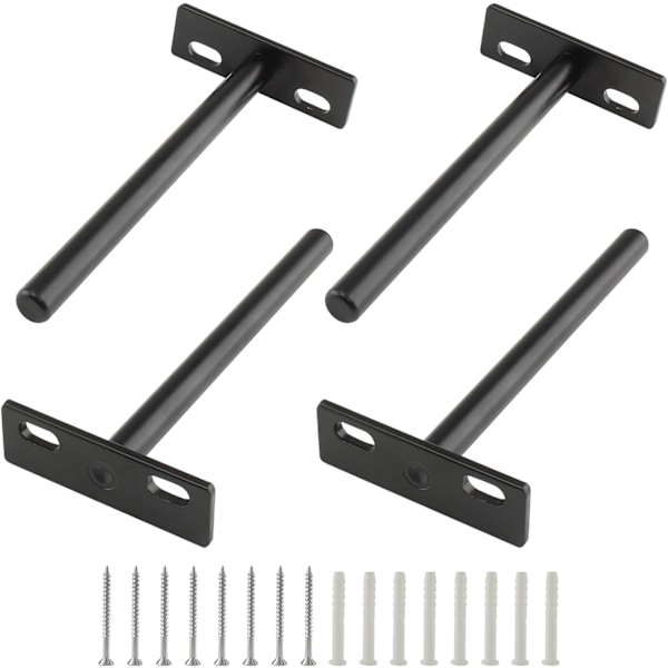 4-pack 5 tum Flytande Hyllfästen, Tunga Blinda Hyllfästen