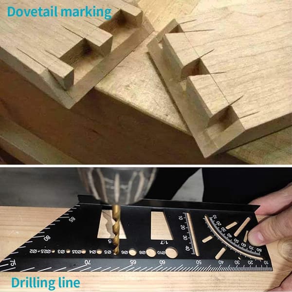 Legering i trä för vinkelmätning, 3D-vinkelmätare