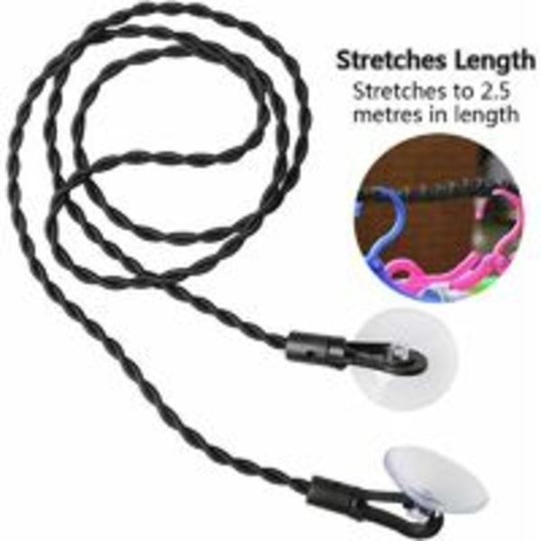 Resväska Klädstreck, 2-delad Klädstreck Bärbar Retractable Suct