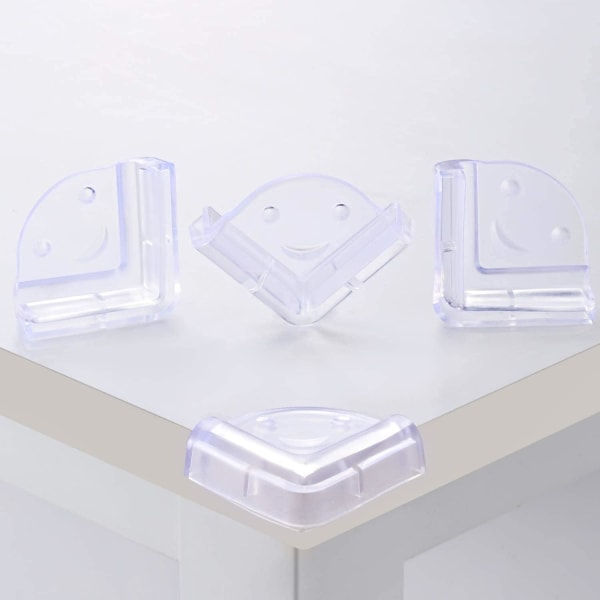 Hörnbeskydd Transparent Silikon Bordhörnskydd Baby Protecto