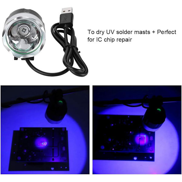 USB-minikokoinen ultraviolettivalo UV-liiman kovetukseen LED-lamppu matkapuhelimelle