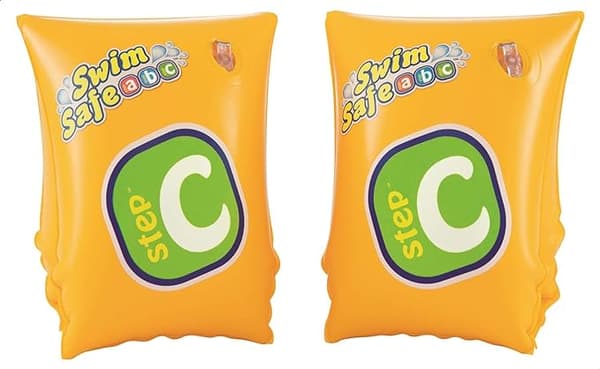 1 par oppustelige svømmearmbånd til børn
