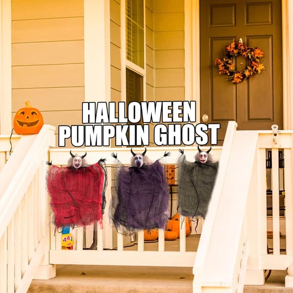 3 stk (A) Halloween Ghost Hanging, Halloween Ghost Decoration,