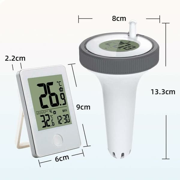 Elektronisk vanntermometer med digital mottaker, L
