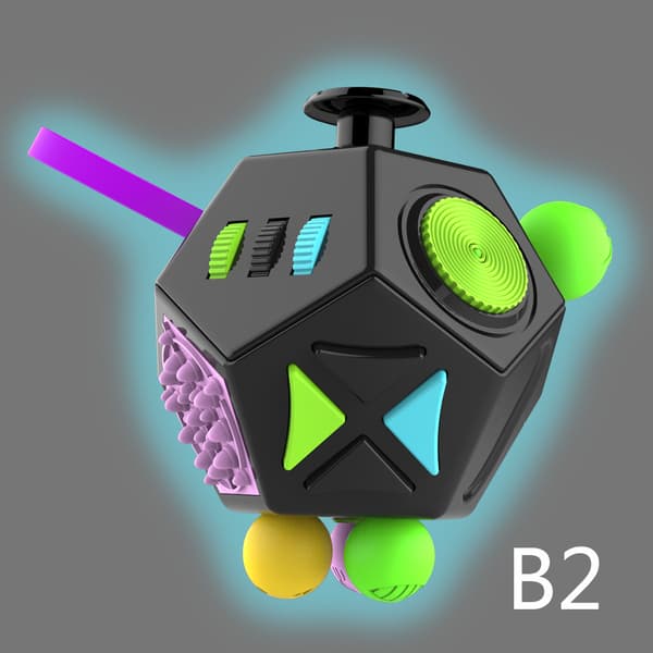 1 Decompression Handle for Relaxation Toy Rubik's Cube Toy Reliev