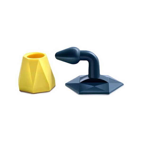 2 st Tysta Dörrstopp med Silikonstötdämpare Sugdesign Dörr