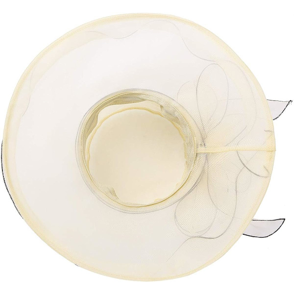 Dam solhatt bröllop floppy hatt sommar anti UV fiskehatt vandring