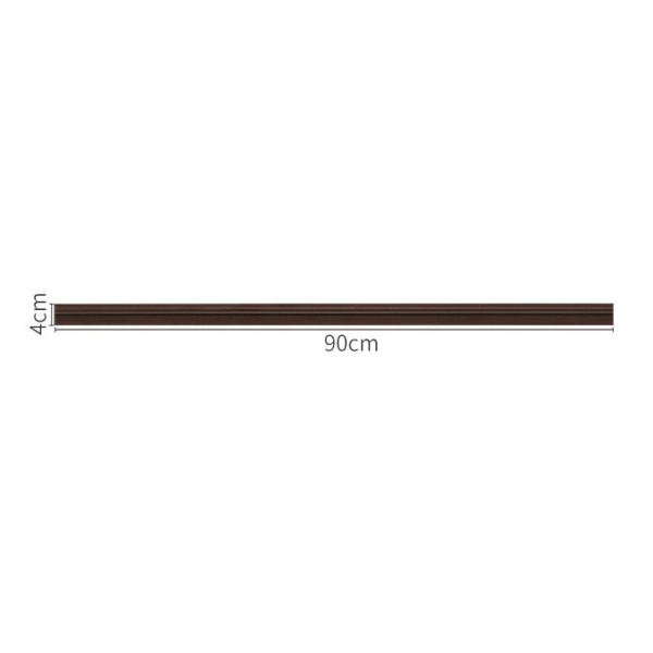 Kaffefärg (längd 90 bredd 4)cm, dörrsöm tätningslist under