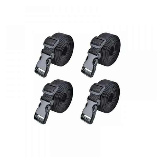 Mustat 4 kpl 25*180mm Pikakiinnitys Solkihihna Muovikiinnitys