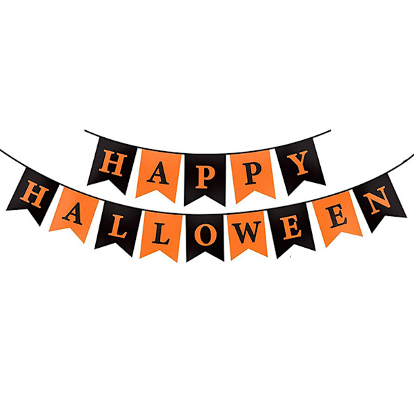 Halloween Dekoration Bordsdukar Set - Spindel Eldstad Mantel Sc