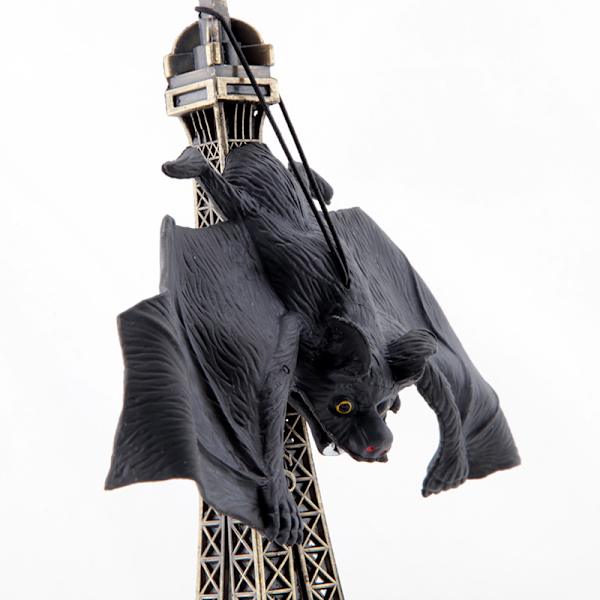 2 stk. Halloween Oversized Simulation Bat Legetøj Gummi Overraskende Ani