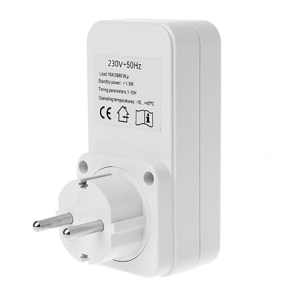Uttak Timing Socket Eu Plug Countdown Timer Sockets Abs Material