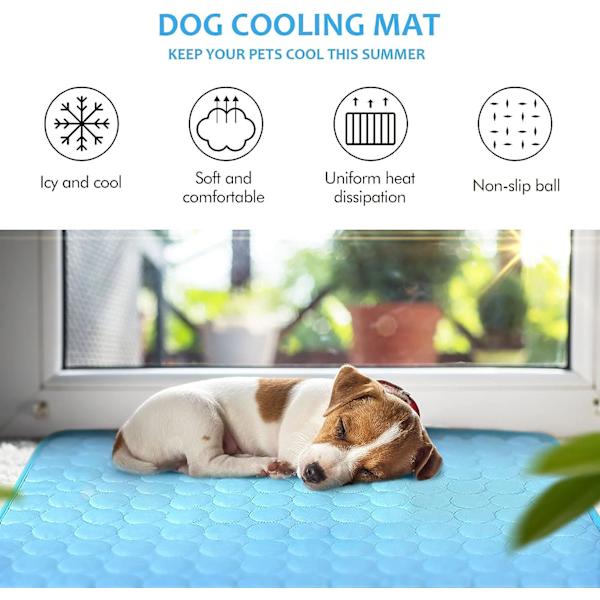 Kjølematte for hund, kjølematte for hund, kjøleunderlag for katt, kald matte, teppe