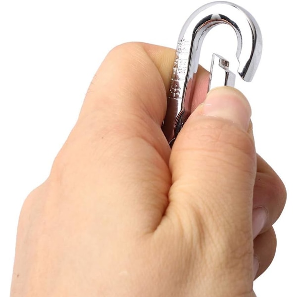 Avainrengas, 2 kpl Metalliavainrengas Karabiner-leike Avainrengas Avainrenkaat