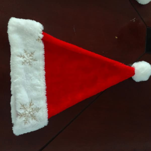 Sequin Snowflake 2-pak, Julehat til voksne og børn, Julemand