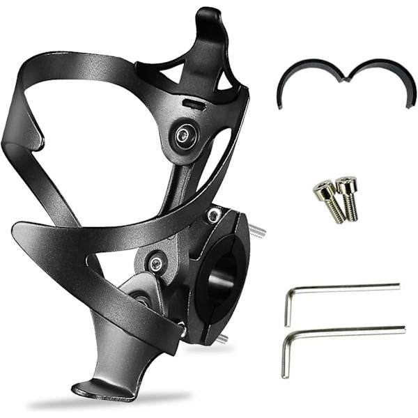 MTB cykel vandflaskeholder med flaskeholderadapter, justerbar aluminium