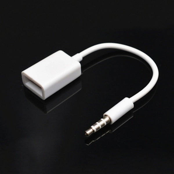 INF 3,5 mm til USB lydadapter for bil