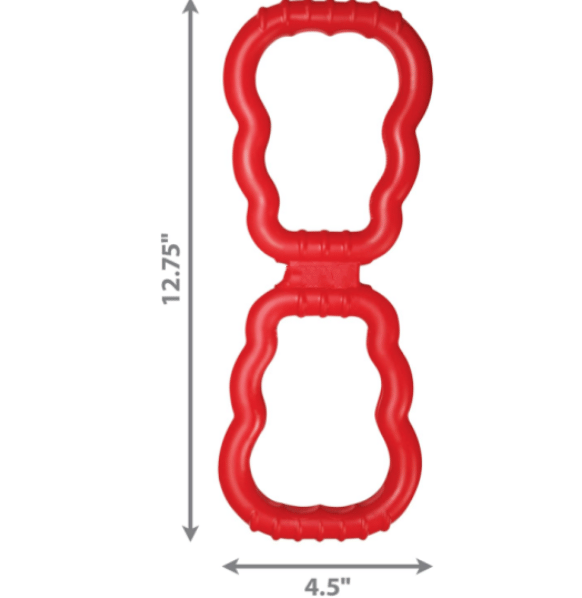 Heavy Duty stretch Rubber traction toy - pour chiens de taille mo