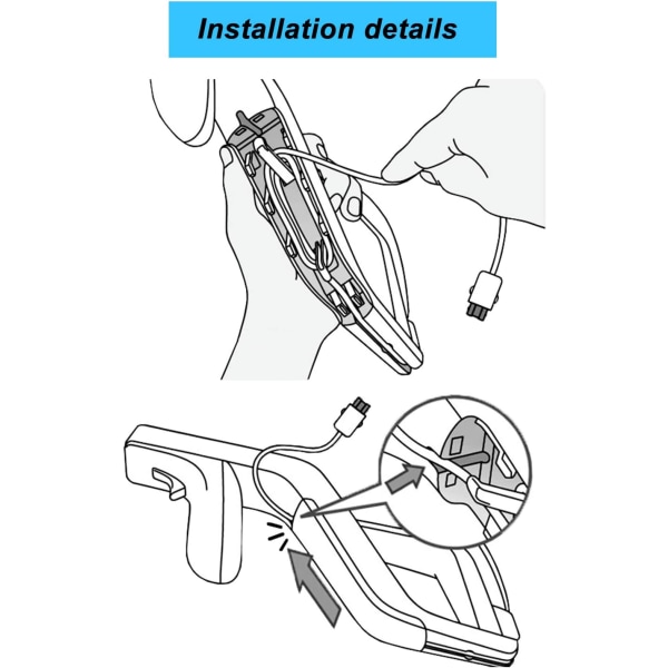 2 * Wii Zapper Gun, Shooting Gun för Wii Zapper Gun Pistol Wii Ga