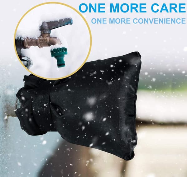 3 stk. Sort udendørs hanecover hanecover til vinter antifrys
