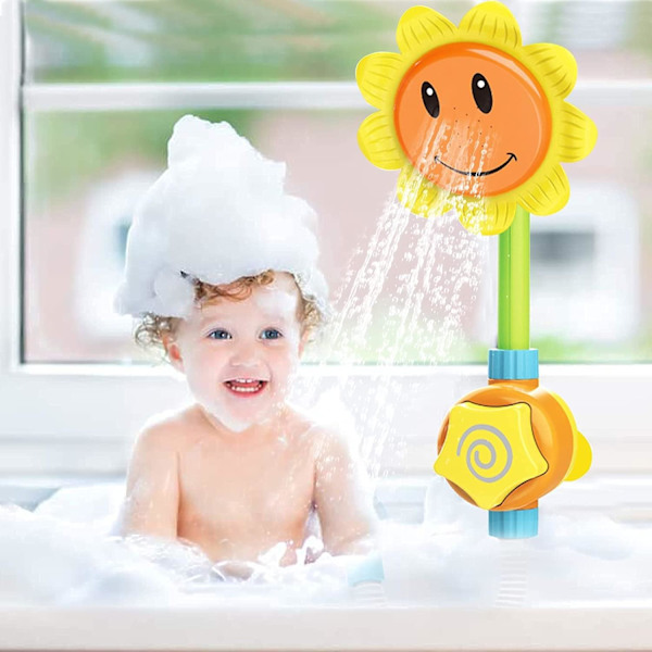 Solsikke badebruser, baby badelegetøj, baby bade- og bruselegetøj, S